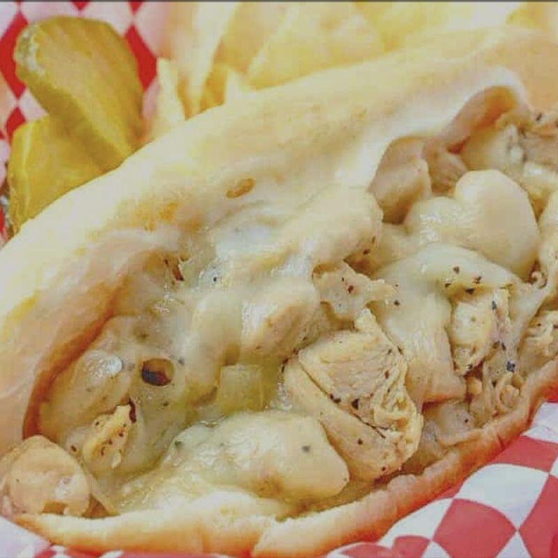 Philly Cheese Chicken Sandwich