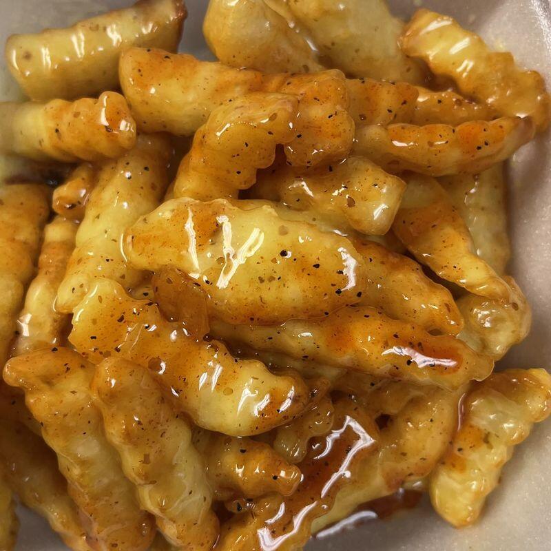 Honey Mustard Honey Hot Fries