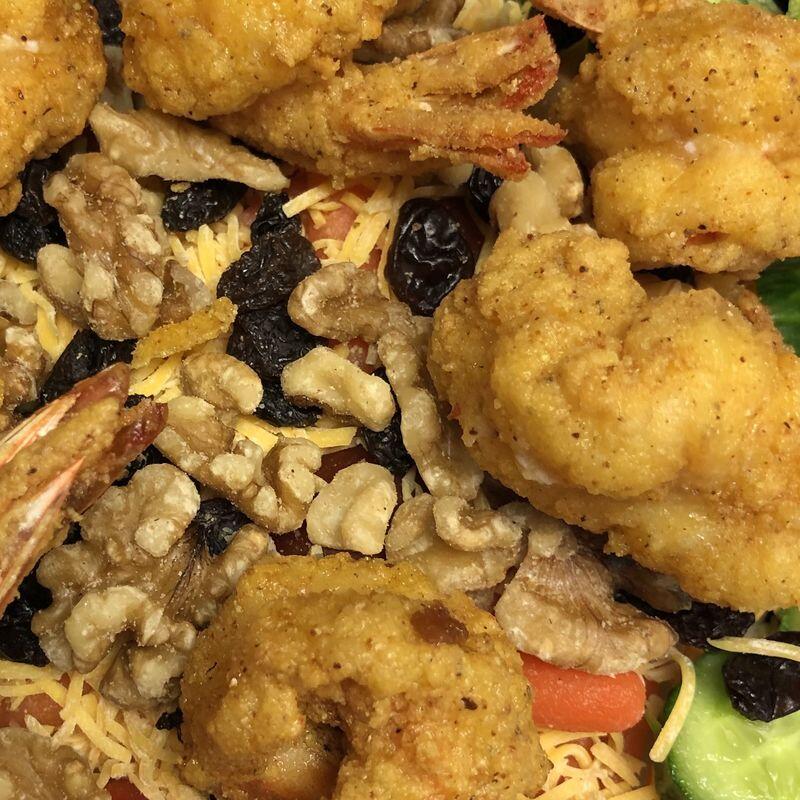 Fried Shrimp Salad